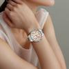 Casio SHEEN Quartz Movement Women's Watch 50 Meters Waterproof Quartz Movement Stainless Steel Strap Japanese and Korean Watch Women's SHE-3036D-7