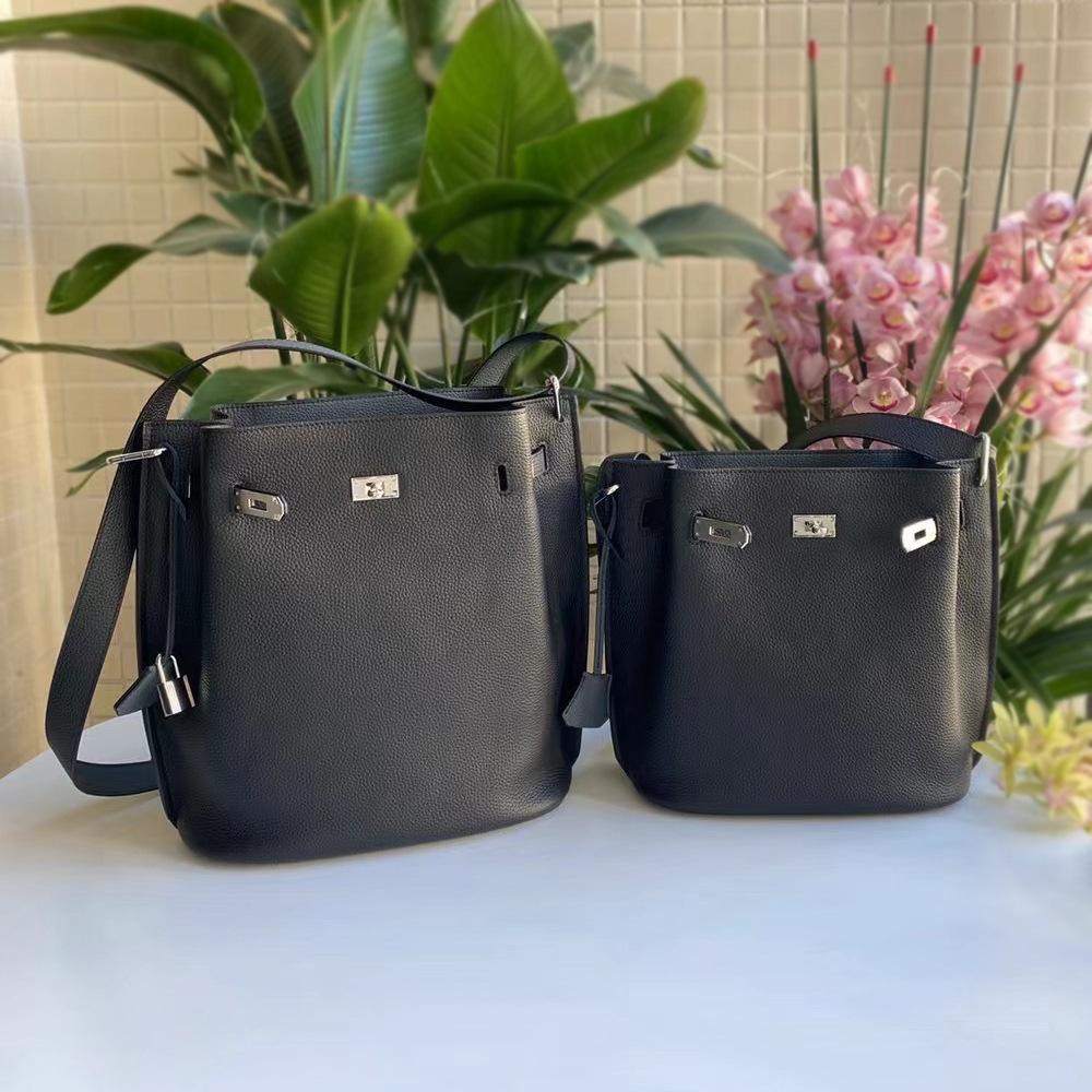 Τσάντα από δέρμα αγελάδας Νέα χιαστί τσάντα-κουβάς Μοντέρνα casual τσάντα ώμου για κάτω από τον ώμο Πρώτο στρώμα δέρμα αγελάδας Κάθετη τσάντα για καθημερινή χρήση