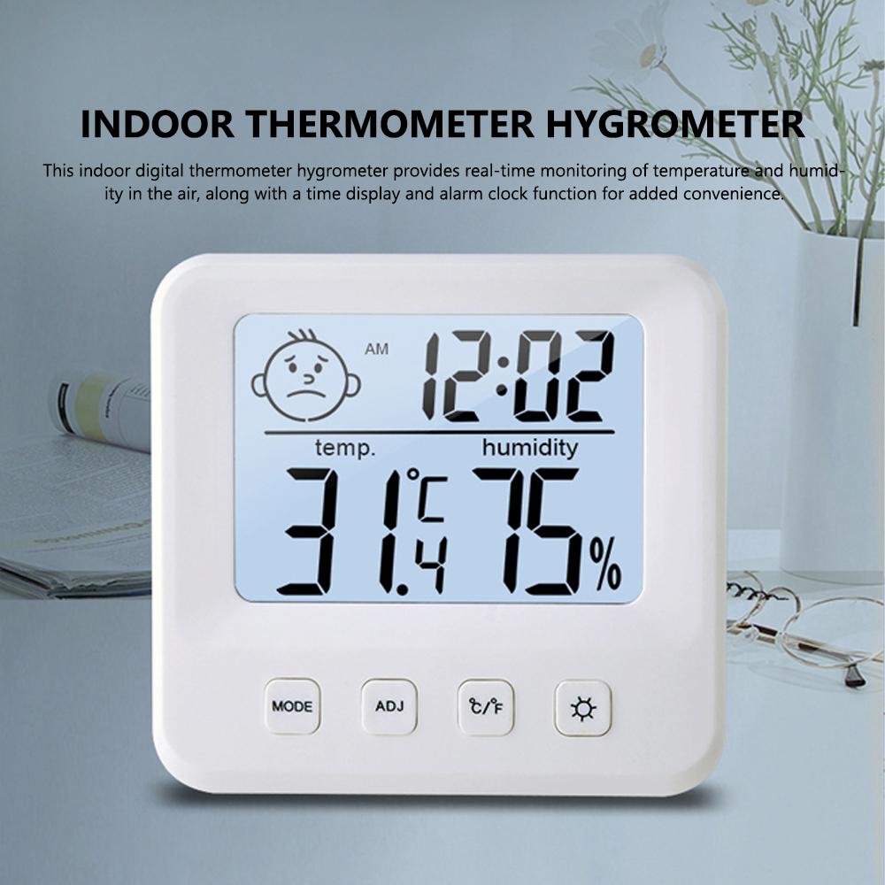 Digital Indoor Thermometer Hygrometer Home Accurate LCD Temperature Humidity Gauge Monitor with