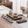 Nanshan Xiansheng Zen Style Side Handle Kung Fu Tea Set