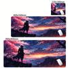 Game Mouse Pad Japanese Samurai Devil Mousepad Black Gamer Desk Mats Esports Mouse Pad Carpet Gaming Accessories Cool Table Mat