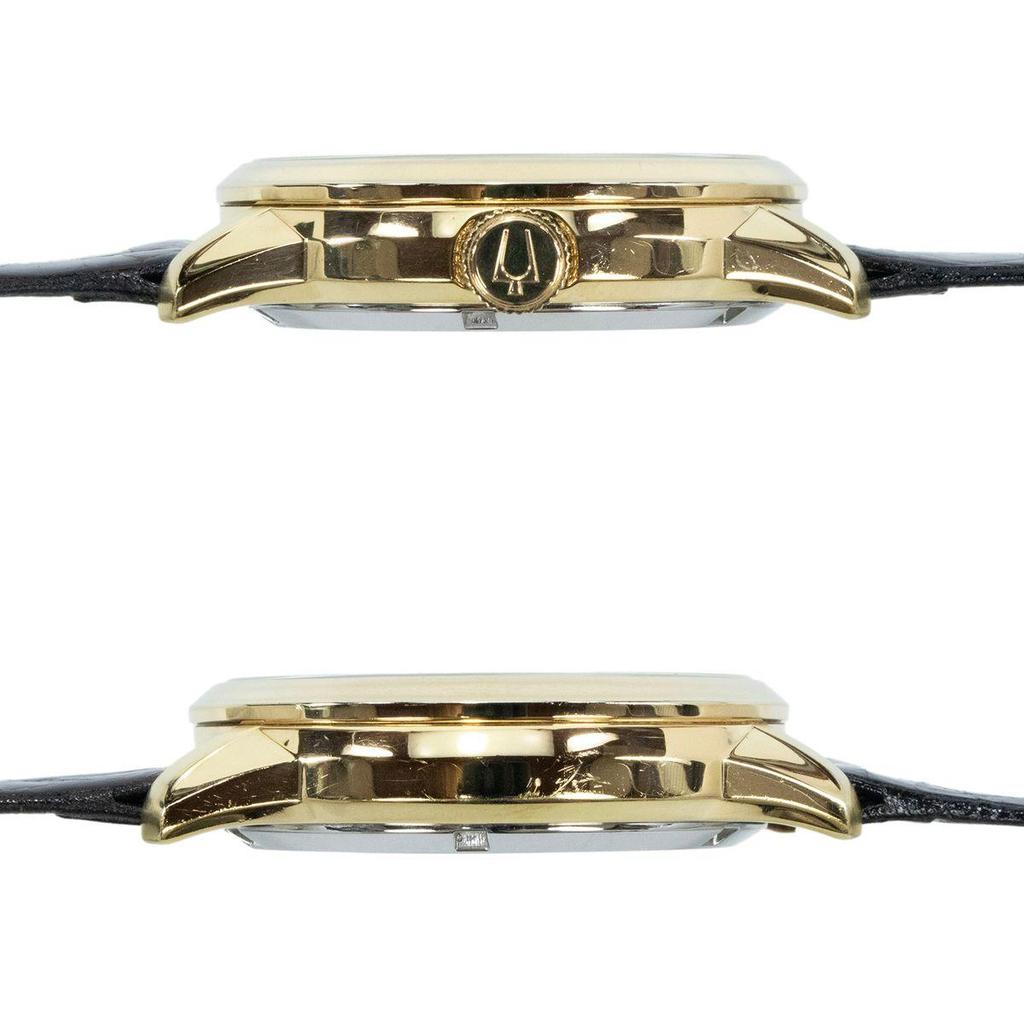 Used Working Item Bulova Watch Automatic Men's Classic Sutton Skeleton 97A138 Silver Gold Open Heart
