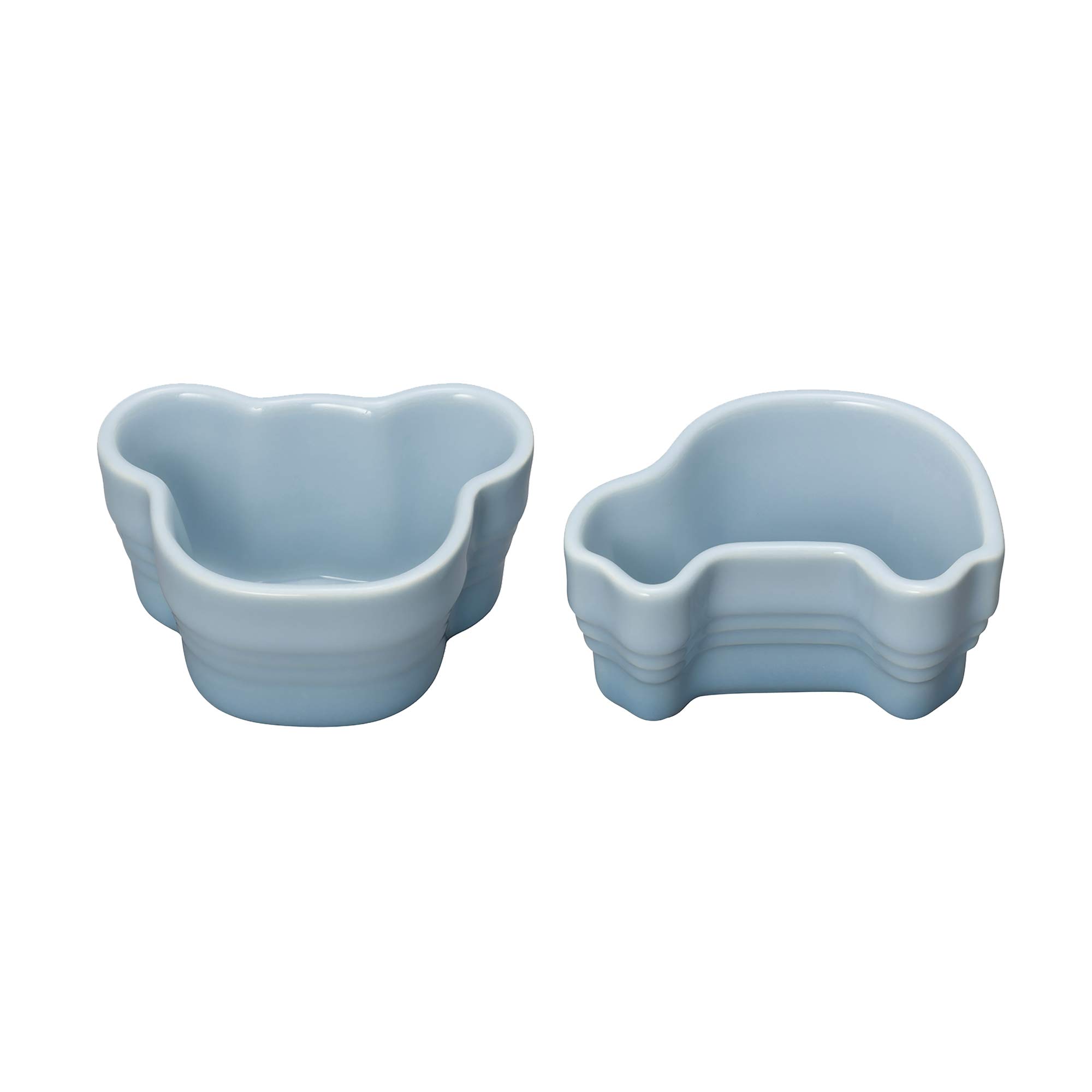 Le Creuset Baby Twin Ramekin (Bear & Car) coastal blue
