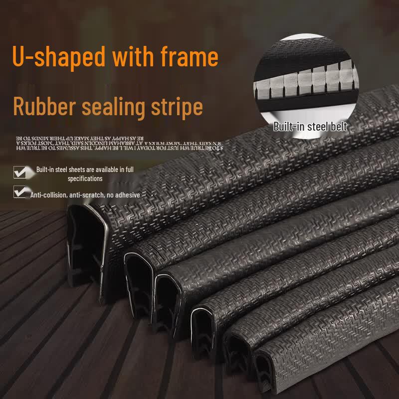 Thames U-Channel Rubber Edge Trim & Seal Strip