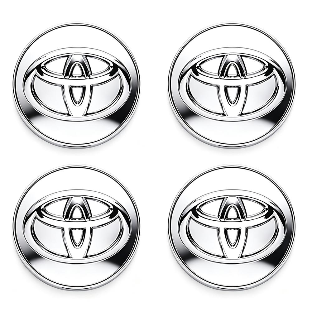 4Pcs 57mm/62mm Car Wheel Center Hub Cap Rim Cover Accessories For Toyota Hilux Corolla RAV4 Camry Highlander Yaris Cross Prado 6GR