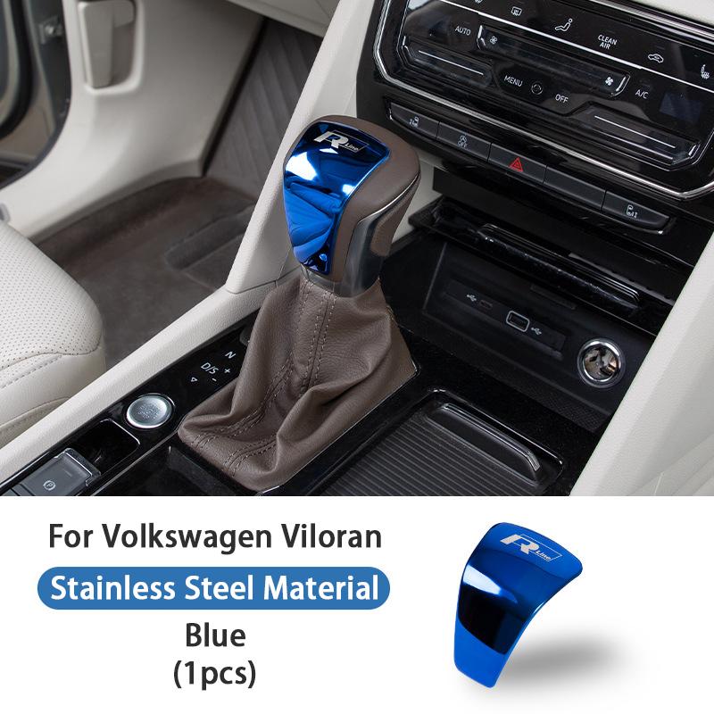 

2026 Hot For VOLKSWAGEN VW 3D Metal Car Gear Lever Decorative Stickers Gearbox R line Emblem Badge Gear Shift Handle Cover For V
