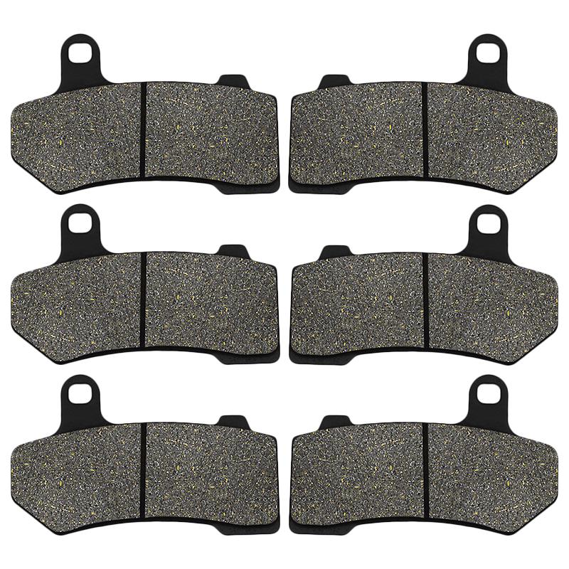 Motorcycle Front or Rear Brake Pads for Harley FLTRX FLTRXS Road Street Glide FLHX FLHXS FLHXSE FLHTCUTG Tri Ultra FLTRU FLHXXX