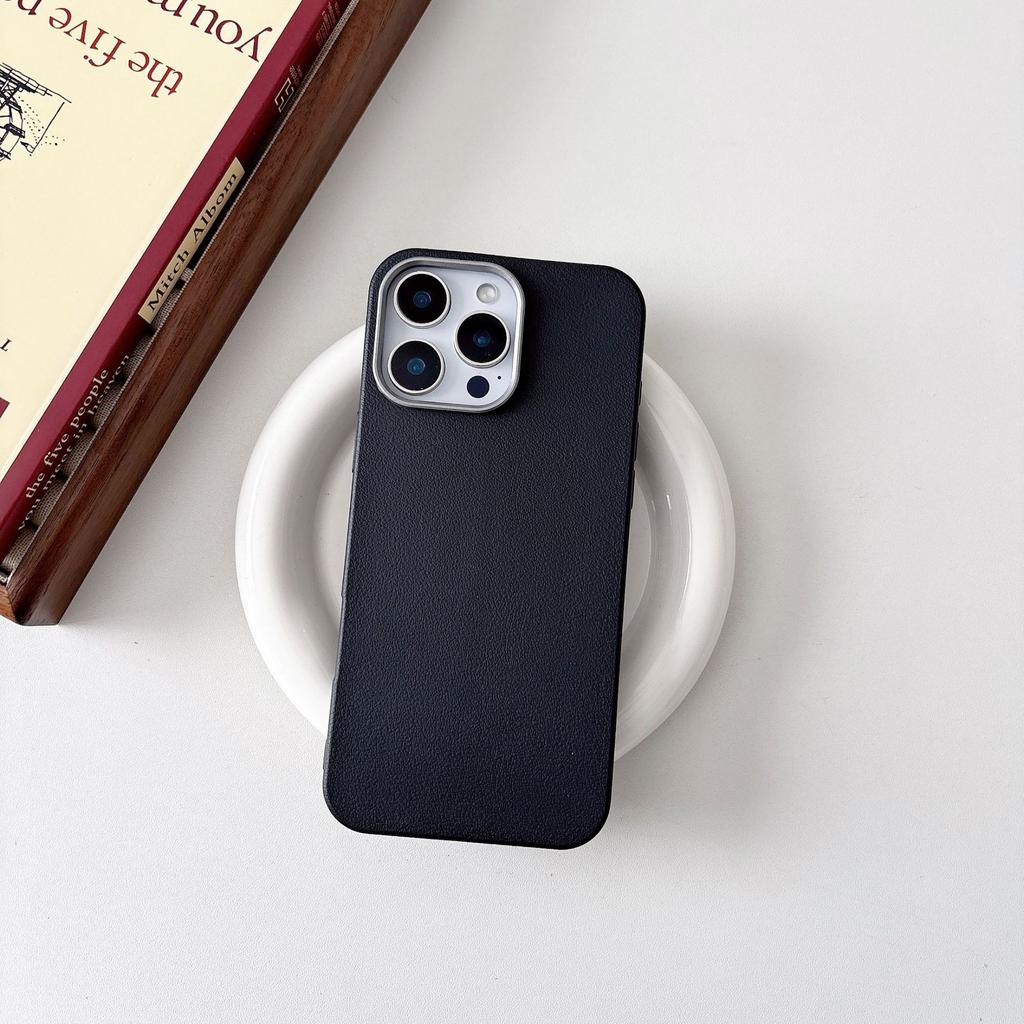 Simple Solid Color Electroplated Frame Soft Case for iPhone15Pro Max Mobile Phone Case Apple 16 New 14/13