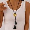 Peace Dove Dove Pendant Necklace Metal Tassel Necklace Fashion Bird Necklace  Gifts