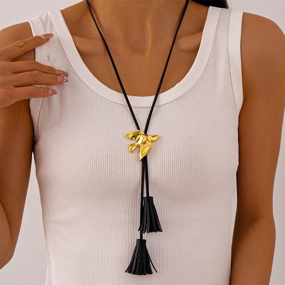 Peace Dove Dove Pendant Necklace Metal Tassel Necklace Fashion Bird Necklace Gifts