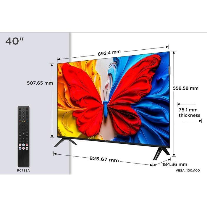 TV LED 40'' - TCL - 40S5K - QLED - Full HD - Android TV