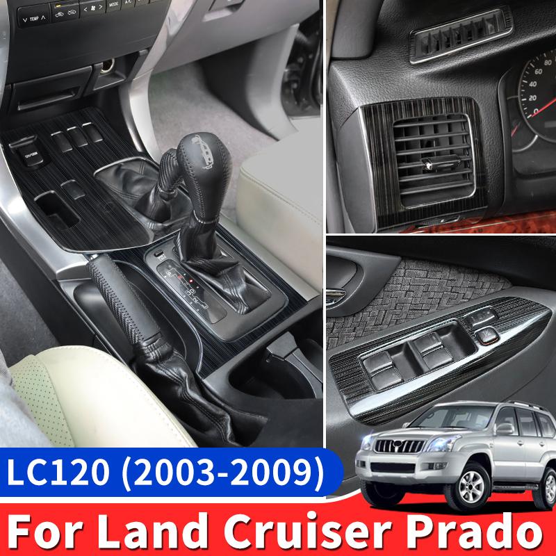 

2003-2009 Для Toyota Land Cruiser Prado 120 Lc120 Fj120 Оновлення інтер єру Модифікована ручка коробки передач Кондиціонер Розетка 2008 Interior Door Trim