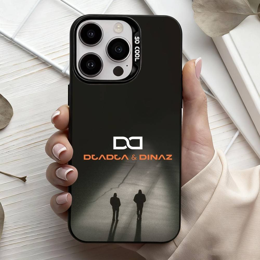 D-Djadja Dinaz O-On S Promet Phone Case For iPhone17,16,15,14,13,12,11 Plus,Pro Max Black Candy Silver Phone Case