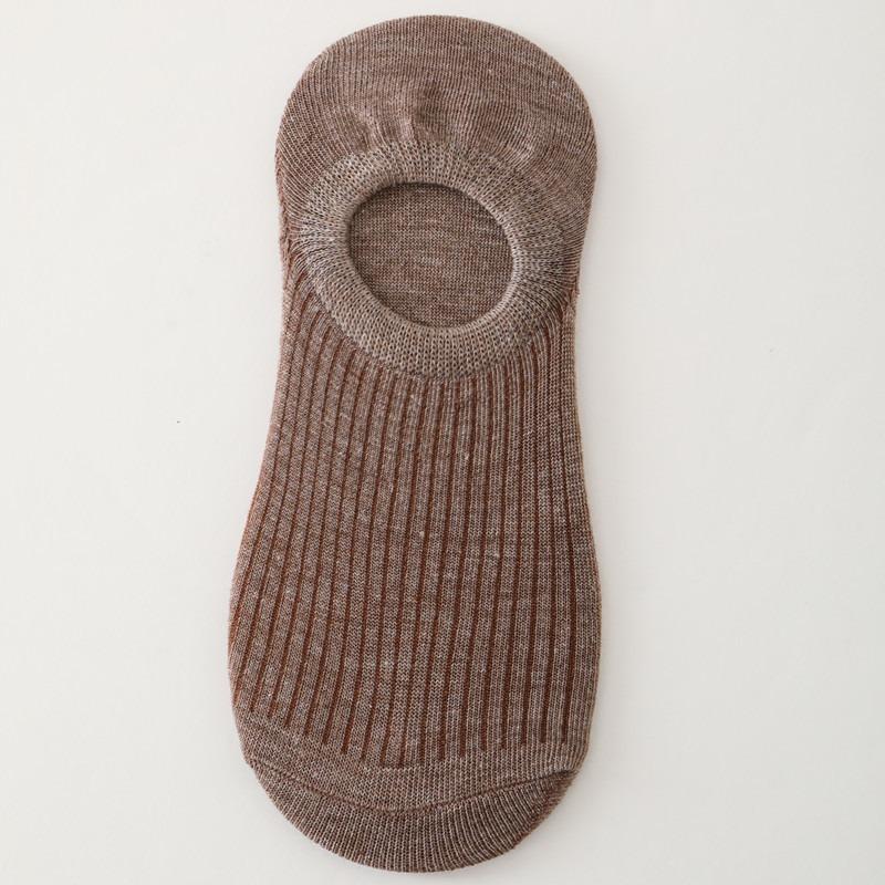 Female Spring and Summer Thin New Color Cotton Silicone Non Slip Shallow Mouth Do Not Fall with Invisible Socks