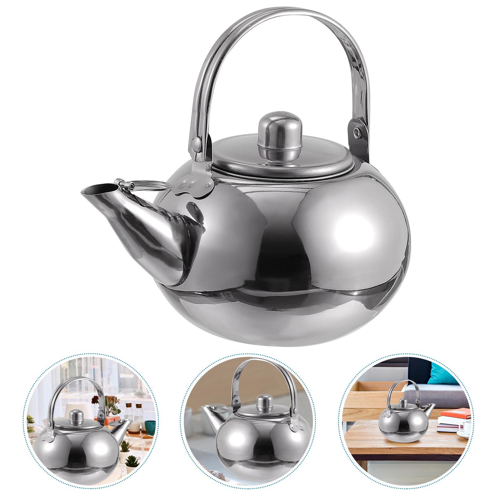 

Stainless Steel Pot Tea Kettles Large Capacity for Home Household Teakettle Thicken Portable with Strainer