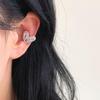 Luxury Zirconia Heart Ear Clip - No Piercing Needed, Women's 2026 High-End Bone Earring Accessory
