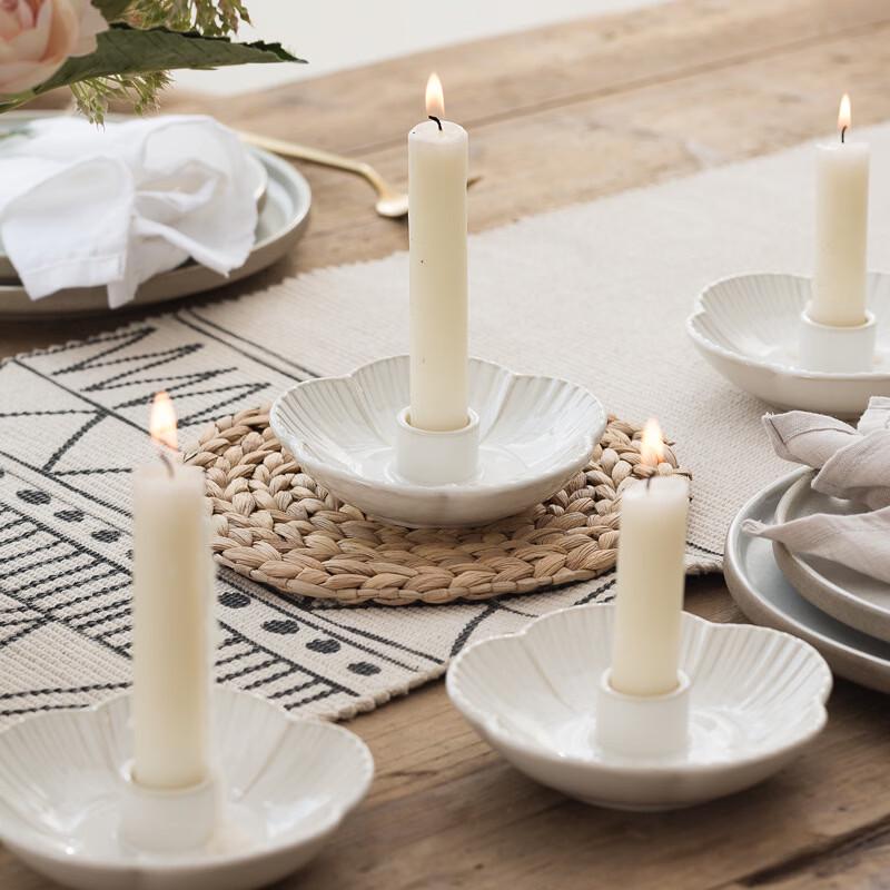 ZISIZ Kiln-Glazed Ceramic Candle Holder