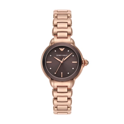 Emporio Armani Women's Watch AR11570 Pink Gold