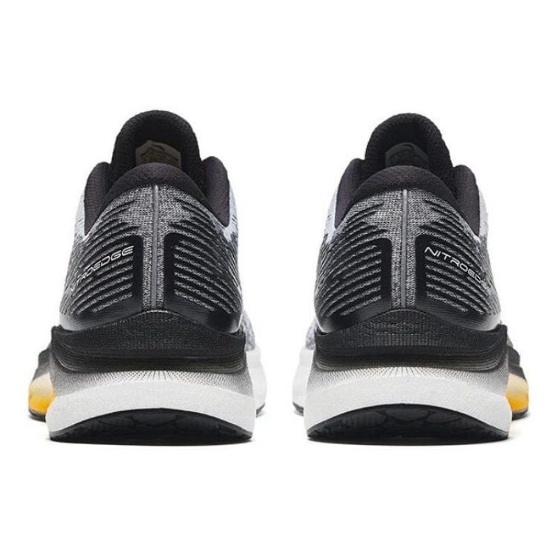 Anta Champion Runner Lite men low-top running shoes black grey white 112335581S-9
