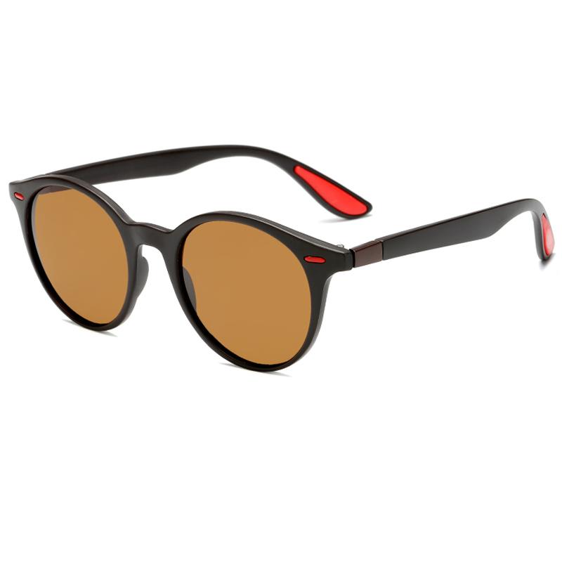 Fashion Round Men Sunglasses Women Vintage Plastic Sun Glasses For Male Anti Glare Driving Shades Eyewear Uv400