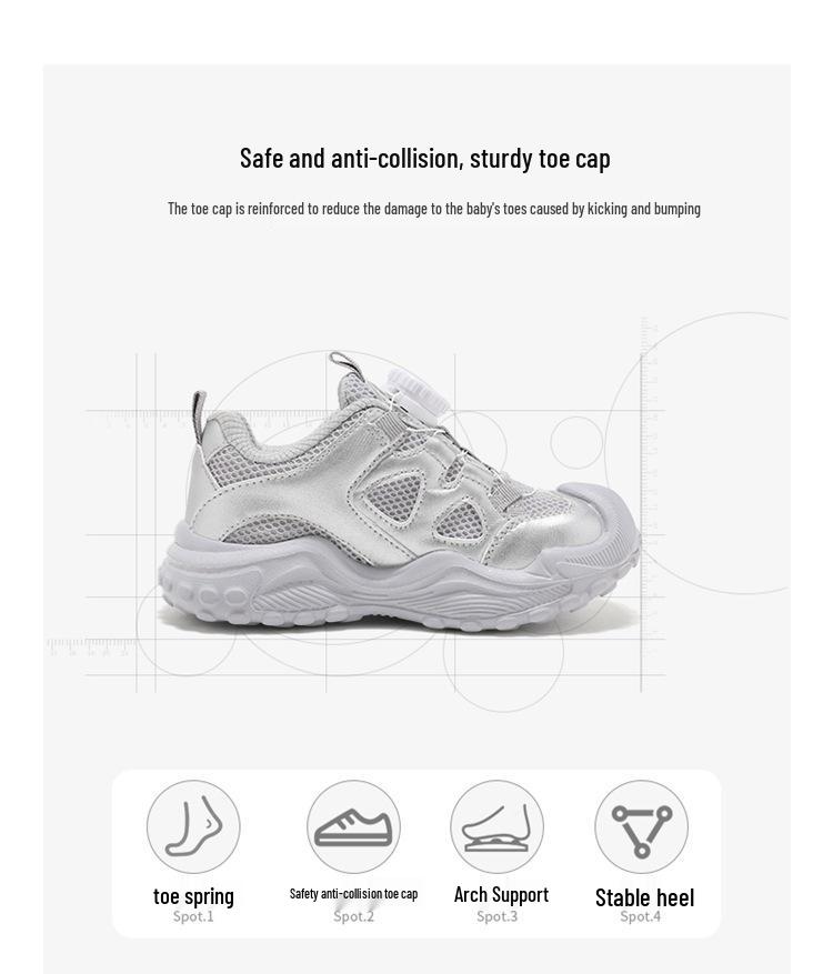 ABCkids Girls' Versatile Casual Sports Shoes - Fashionable & Breathable