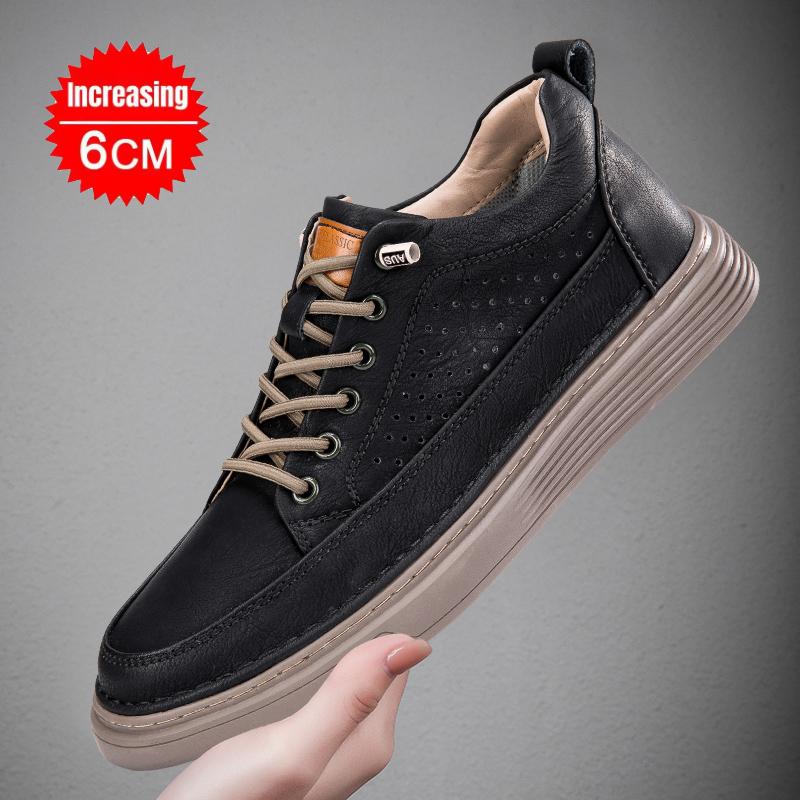 Scarpe Rialzanti Nascoste da 6cm 8cm per Uomo Scarpe con Rialzo da Inserire Scarpe Rialzanti Chunky per Donna Sneakers Aumenta Altezza Scarpe Casual Migliorative