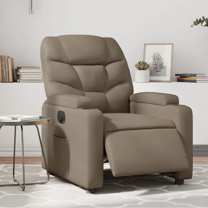 VidaXL Electric Recliner, Relaxation Chair with Adjustable Backrest and Footrest, Living Room Seat, Modern, 3204650