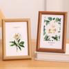 Circular Wood Picture Frame Stand Multicolor Picture Display Frame Simple Photo Frame  Gift