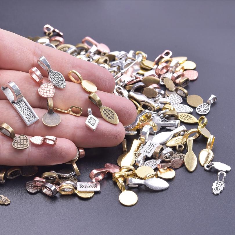30pcs/Lot Random Mix Vintage Silver/Gold Color Bright/Matte Cute Metal Charms For Jewelry Making Supplies Butterfly Pendant Bulk