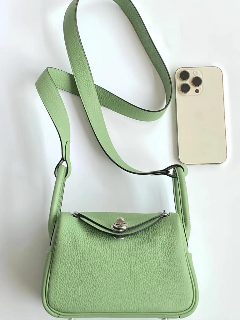 2025 Togo Leather Lindy Shoulder & Crossbody Bag: High-End Genuine Cowhide Women's Handbag