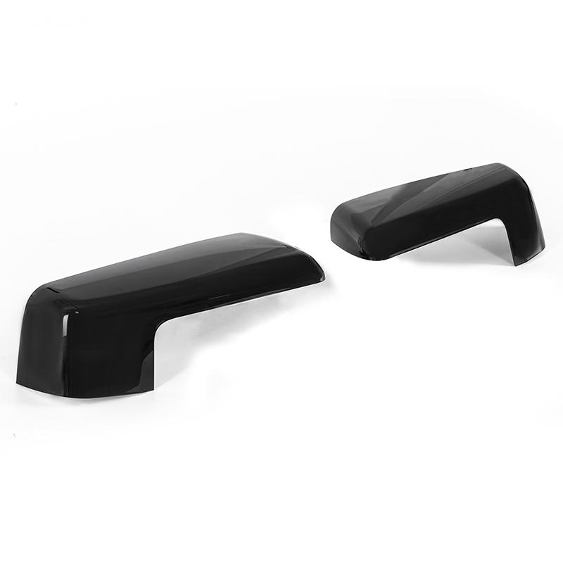 

Рифмированная крышка зеркала заднего вида, боковая наружная задняя часть из углеродного волокна, автомобильные аксессуары для Chevrolet Silverado GMC Sierra 1500 2500 Glossy Black