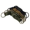 Nylon Webbing Outdoor Molle Clip Quick Release Camping Keychain Holder Durable   Hiking Climbing