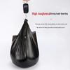 Extra Thick Black Handheld Trash Bags - Point-Break Style, Disposable Vest Design