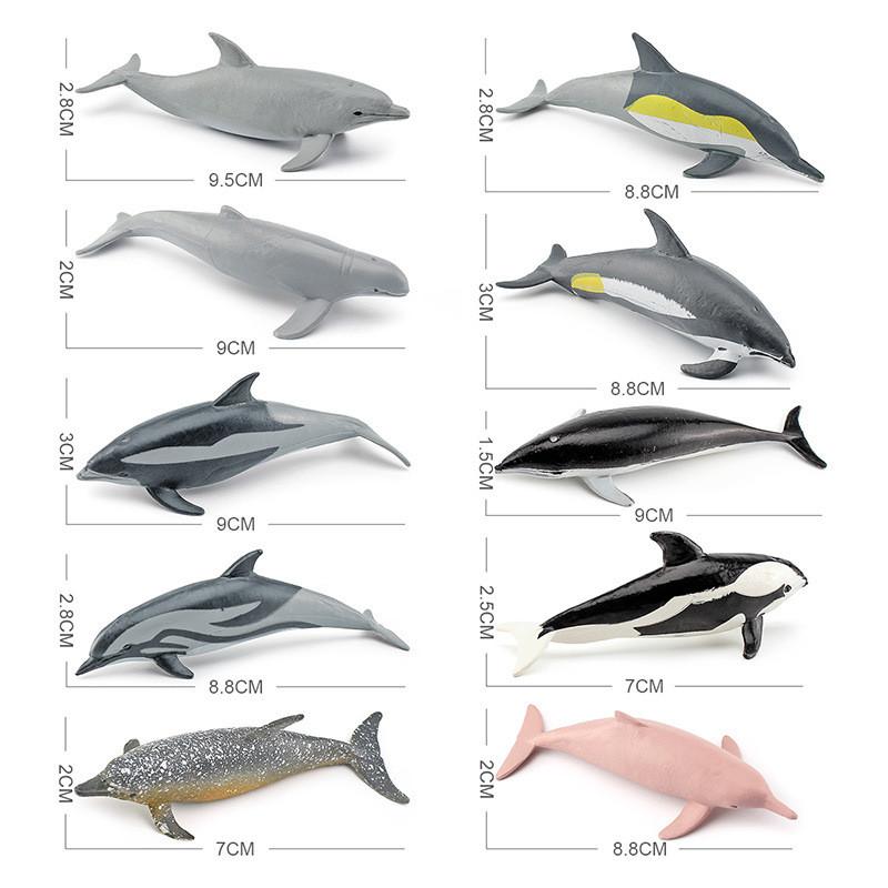 Realistic Pvc Dolphin Model Figurine For Kids And Collectors Non-animated Display Piece