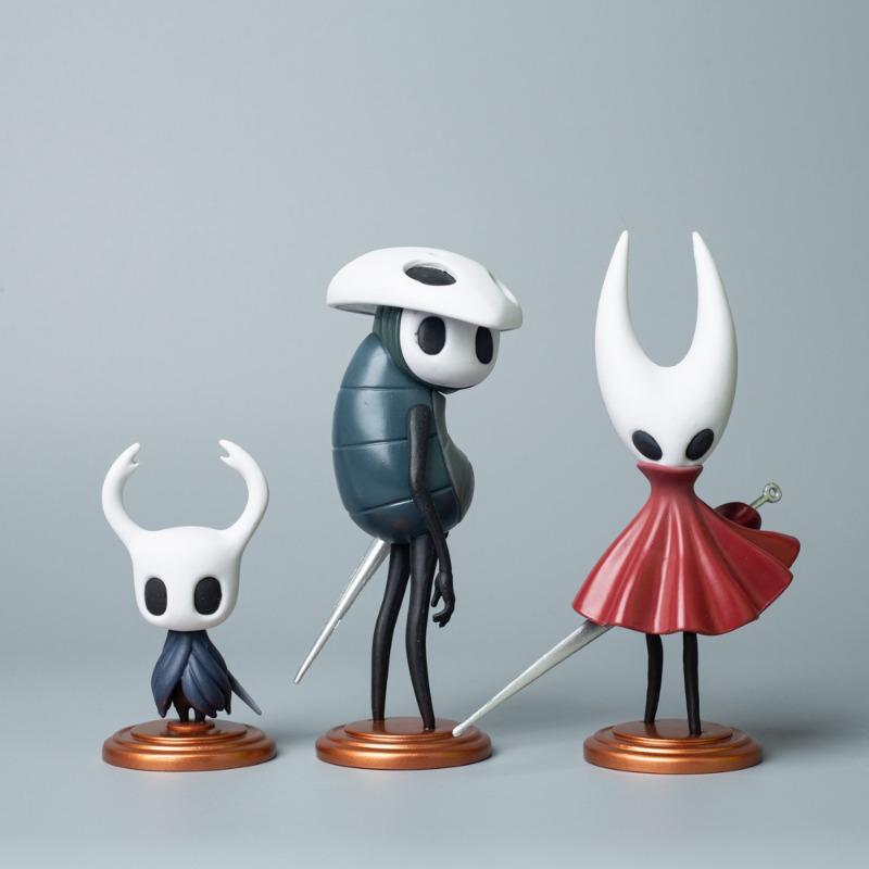 Hornet Girl Action Game Hollow Knight:Silksong Figurine Quirrell Cute Action Figures PVC Collection Decoration Model Toys Gifts