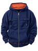 Autumn Winter Men's Fleece Warm Hooded Sweatshirt