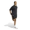Adidas ADI365 HK T UF JXX67 Short Sleeve Running Black Men's T-Shirt, (KA8985)