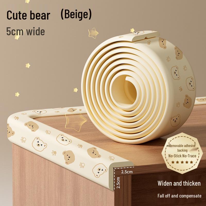 

Adhesive-Free Child Safety Corner Guard - Non-marking Wall Protector Strip for Baby Household Use