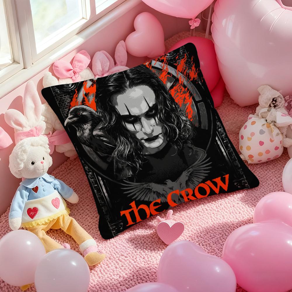 Movie T-The C-Crow Cushion Cover Pattern Printed Pillowcase for Living Room Sofa Cushion Cover & Bedroom Decor