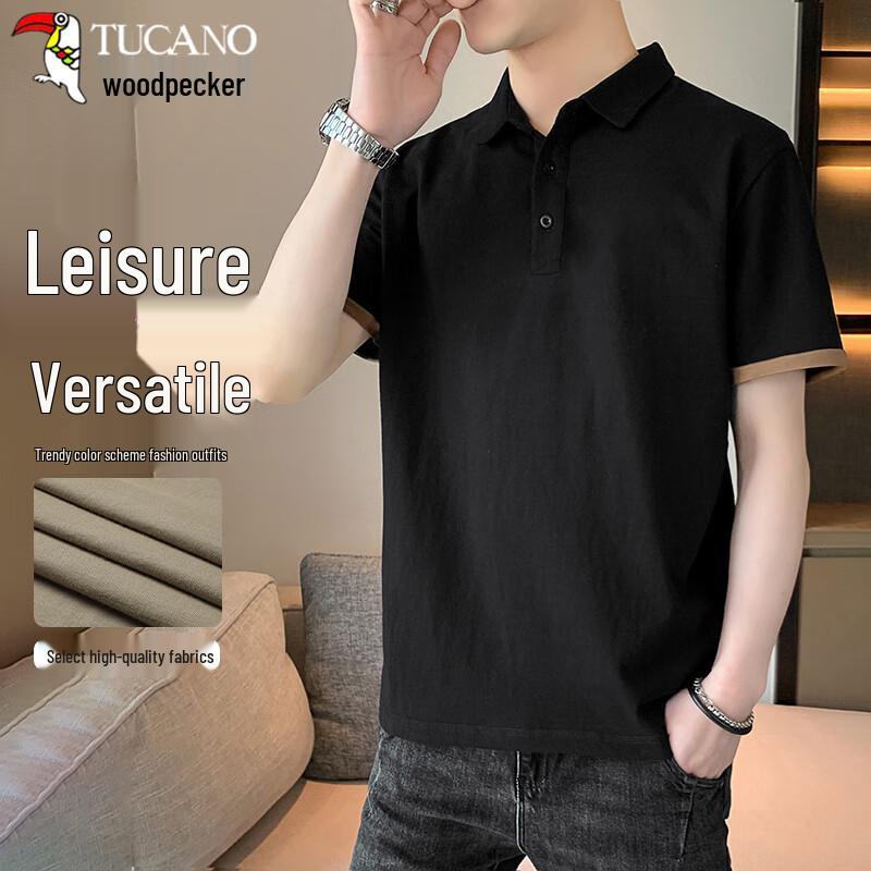 TUCANO Men s Summer Casual Polo T-Shirt L