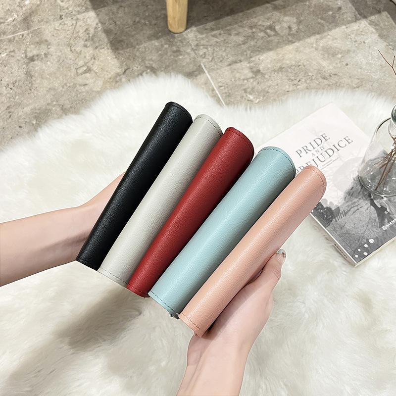 2025 New Pu Leather Mini Change Bag Multi-mezzanine Card Bag Passport Holder Small Square Bag In Hand