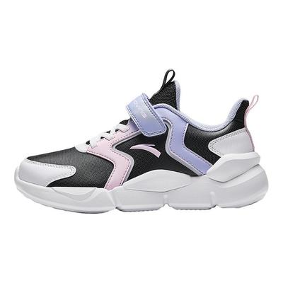 Kids Synthetic Leather Fabric Trendy Versatile Lightweight Shock Absorbing Low Top Running Shoes Men Running Shoes Black White Blue A22445582N-2