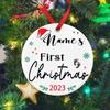 Custom Name Baby Ornament Personalized Infant Keepsake Gift Xmas Party Decrto Decoration Photo Prop Baby Photography Accessories