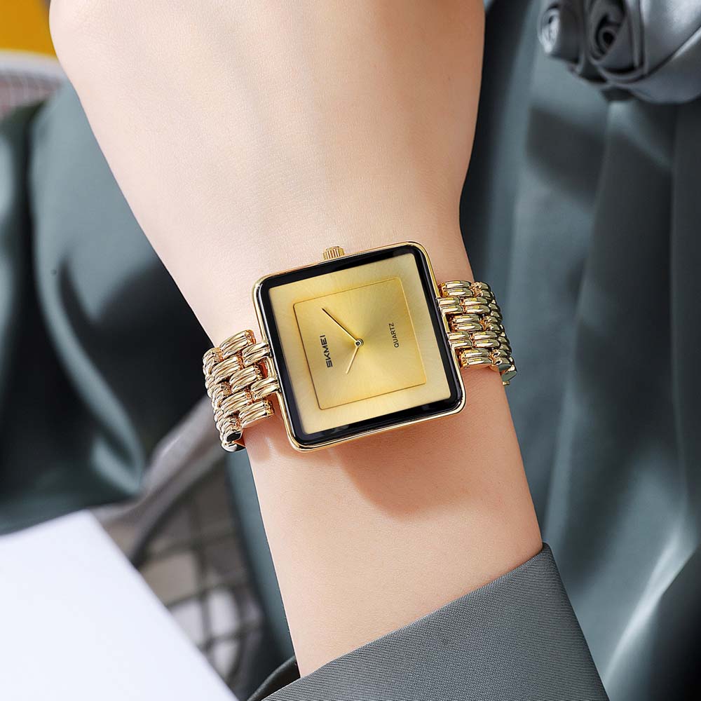 SKMEI Women's Watches Middle Eastern-Style Watches Minimalist Water-Resistant Square Women's Fashion Quartz Watches