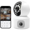 Pet CameraAI Monitoring System360 All-Around Simultaneous MonitoringSecurity Camera No Delay On Screen 1080p Full HD 3 Million Pixels iPhone Infrared