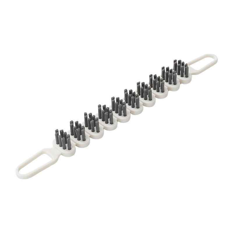 

2 шт., гибкая щетка для чистки щелей, смеситель для ванной комнаты, кухни, щетка для чистки с длинным зазором, гибкая щетка для чистки щелей 2 pcs белый