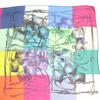 Great HERMES scarf Brides Rebelles Horse Tackle Rebellion Carr 140 Large Shawl silk Used