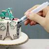 Ensemble d'outils à 2 buses Décorateurs de desserts Stylo de décoration de gâteaux Douilles pour glaçage et crème Syringues Embouts Cupcake.