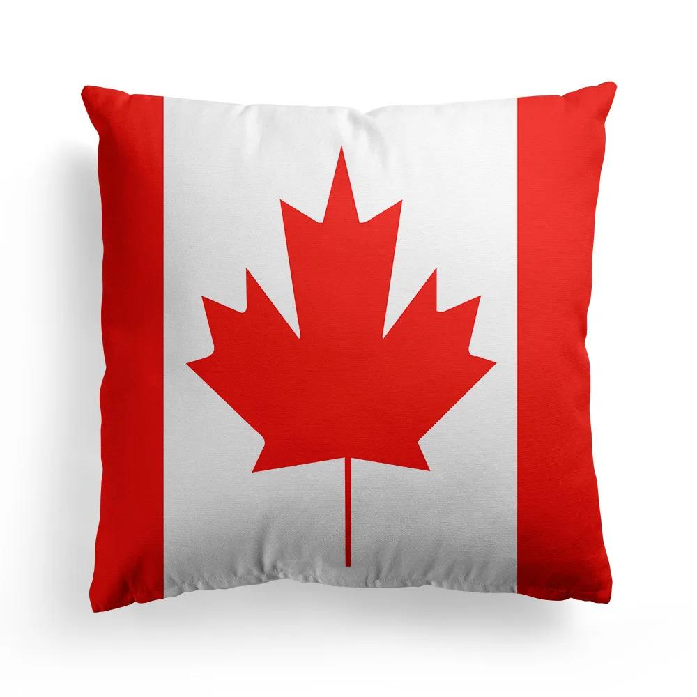 American Sofa Pillowcase Living Room European Style Rice Flag Mediterranean Bay Window Pillow British Poszewki Na Poduszki