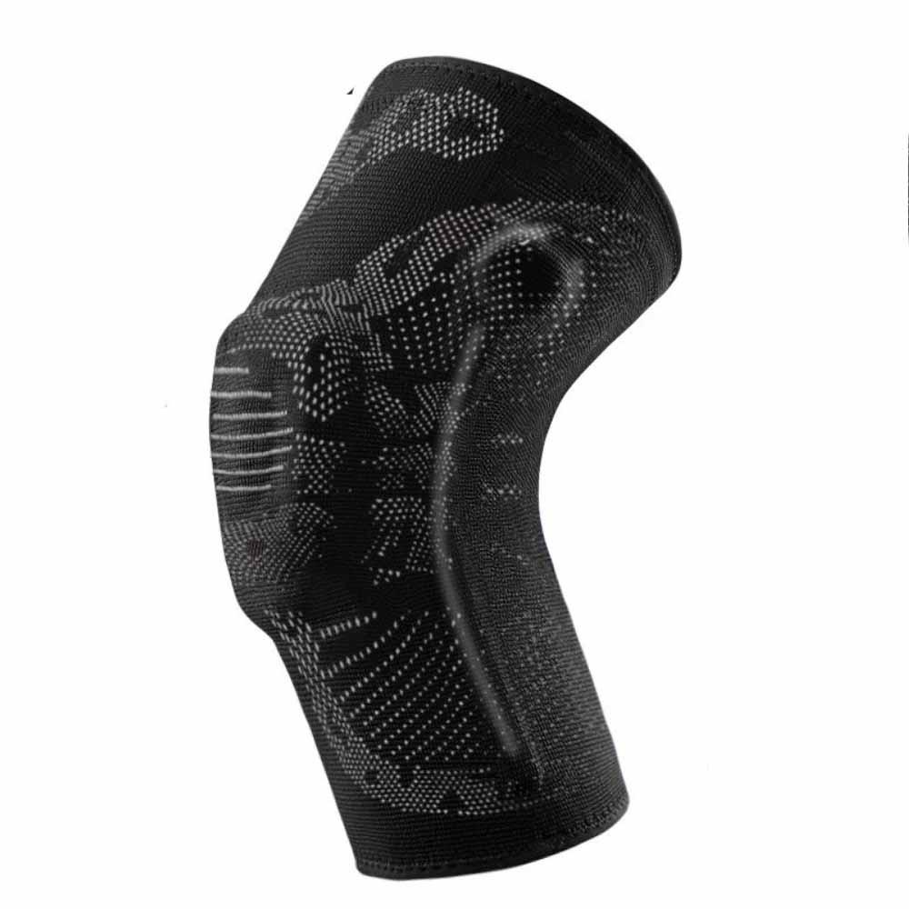 

Breathable Sport Knee Brace No-Slip Knee Pad Professional Knee Sleeves Sports Running L чёрный/серый
